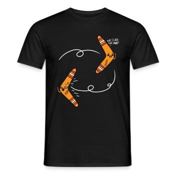 Ai-je verrouillé la porte? - T-shirt homme - noir - Devant - AI Model Male 178 light (178cm)