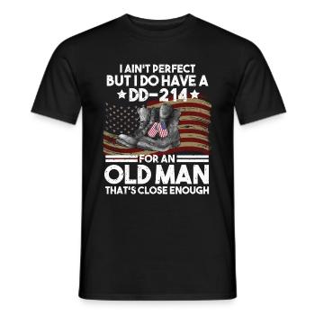 Vétéran du Vietnam - T-shirt homme - noir - Devant - AI Model Male 178 light (178cm)