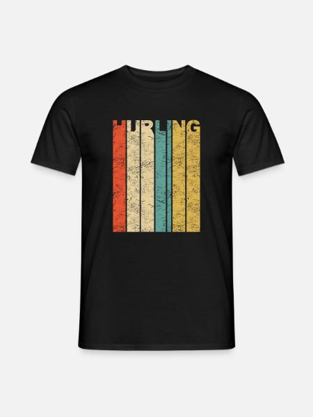Hurling Irish Sport Team Gaelic Football Vintage - Männer T-Shirt - Schwarz