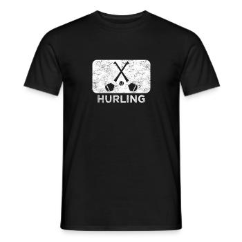Hurling Irland Irish Sport Team Gaelic Football - Männer T-Shirt - Schwarz - Vorne - AI Model Male 178 light (178cm)
