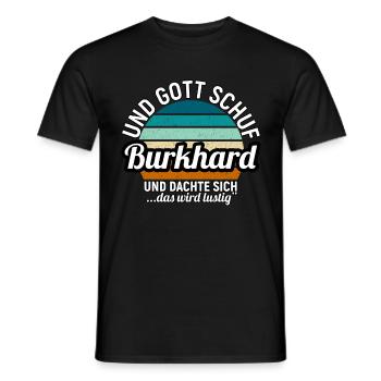 Carsten - Männer T-Shirt - Schwarz - Vorne - AI Model Male 178 light (178cm)