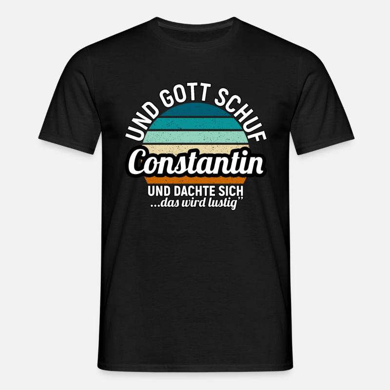 Daniel - Männer T-Shirt - Schwarz