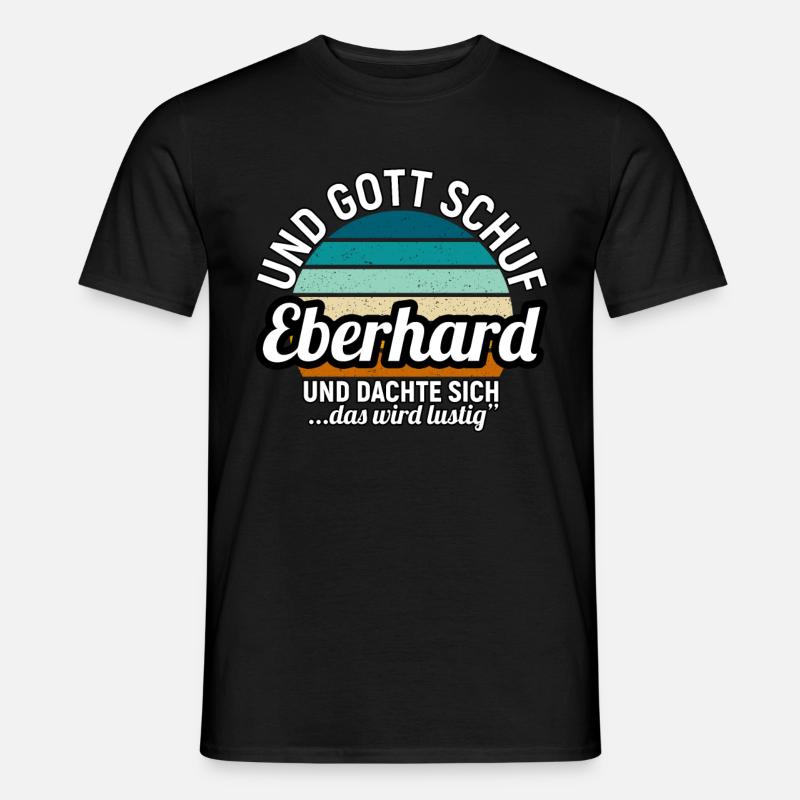 Eckart - Männer T-Shirt - Schwarz