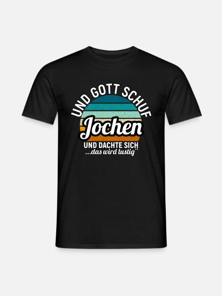 Jochen - Männer T-Shirt - Schwarz
