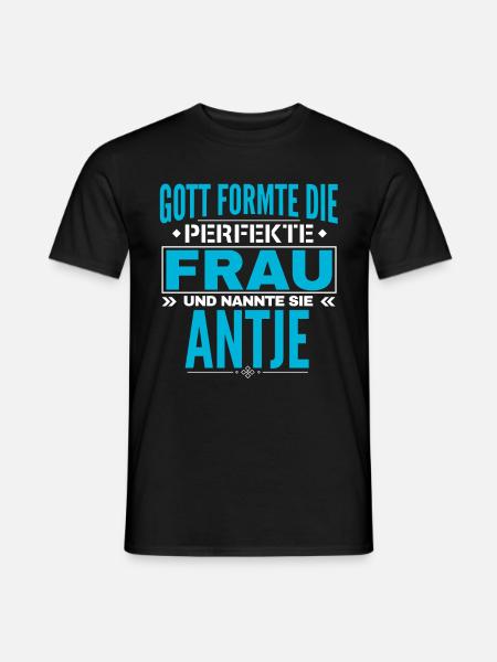 Antje Name Design - Men's T-Shirt - black