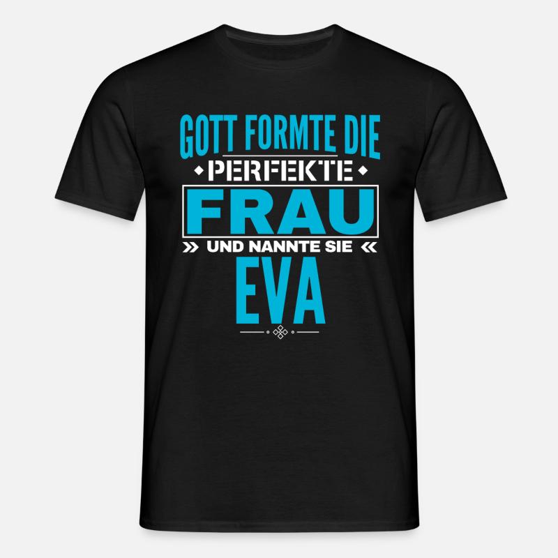 Conception du nom d’Eva - T-shirt Homme - noir