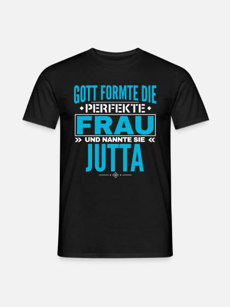 Conception du nom Jutta - T-shirt homme - noir