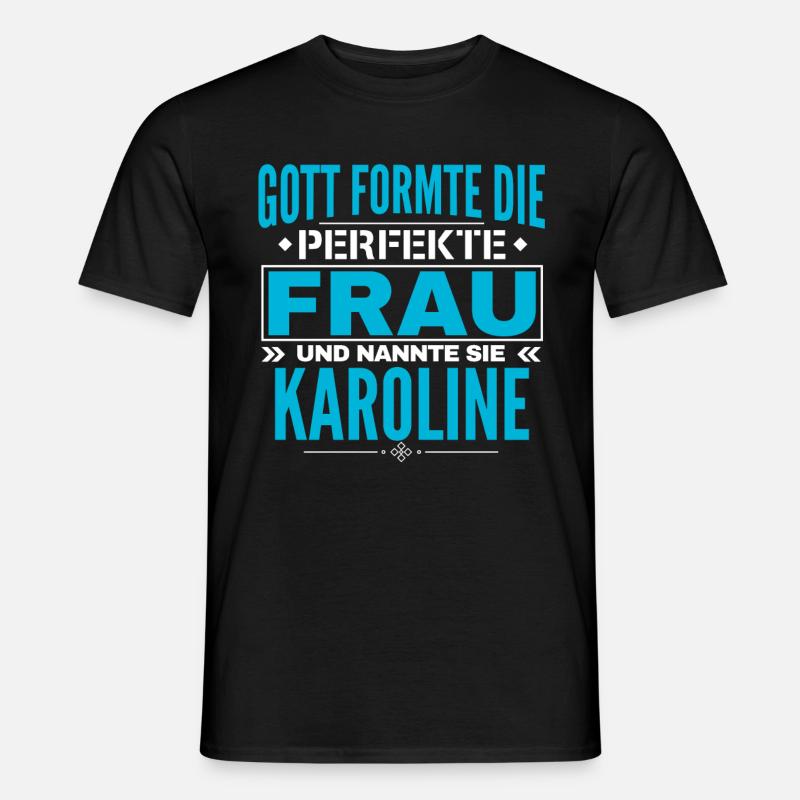 Karoline Name Design - Men’s T-shirt - black