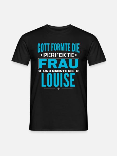 Louise Name Design - Men's T-Shirt - black