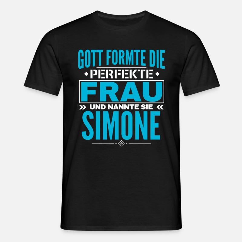 Conception de nom Simone - T-shirt Homme - noir
