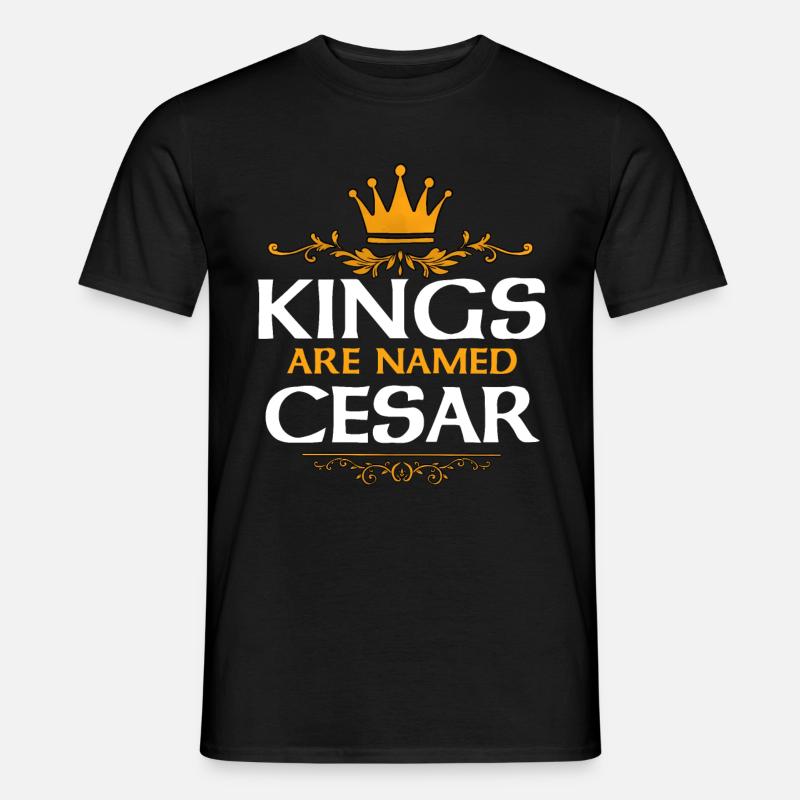 Cesar - Männer T-Shirt - Schwarz