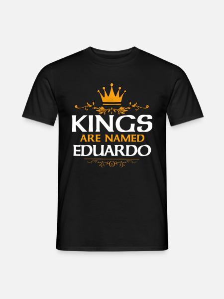 Eduardo - Camiseta hombre - negro