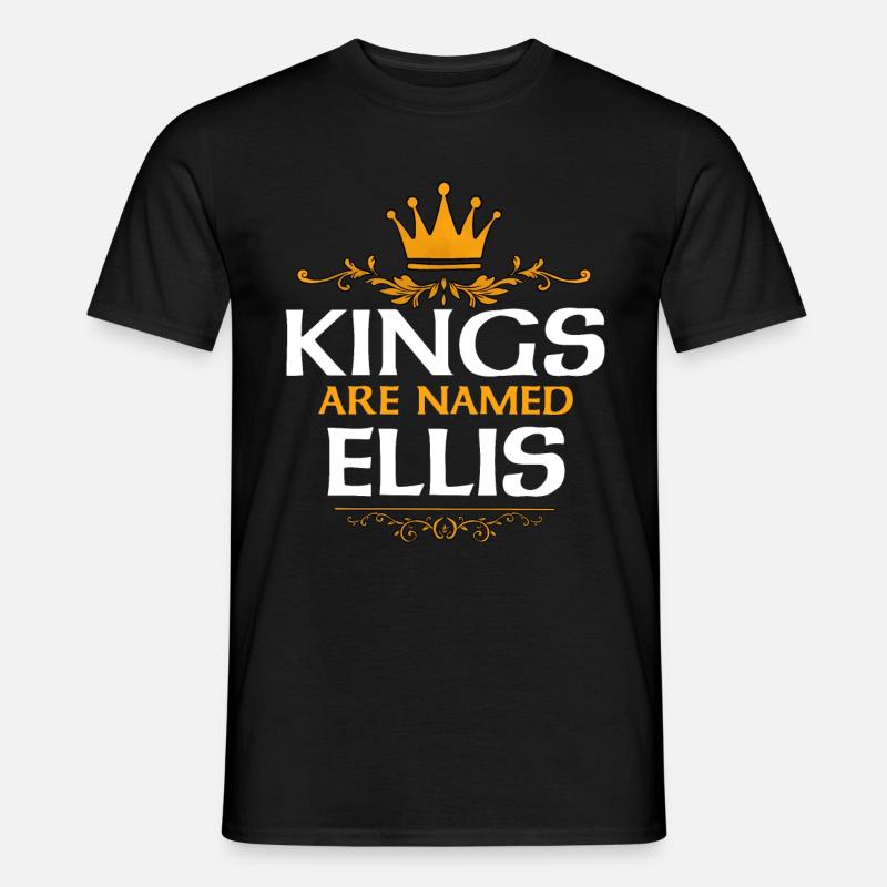 Ellis - Männer T-Shirt - Schwarz