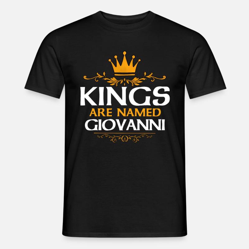 Giovanni - Männer T-Shirt - Schwarz