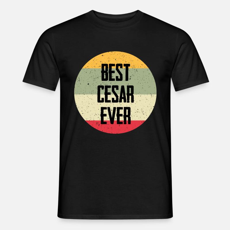 Best Cesar Ever - Männer T-Shirt - Schwarz