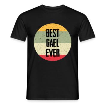 Le meilleur Gaël de tous les temps - T-shirt homme - noir - Devant - AI Model Male 178 light (178cm)