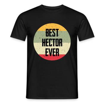 Le meilleur Hector de tous les temps - T-shirt homme - noir - Devant - AI Model Male 178 light (178cm)