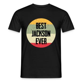 Best Jackson Ever - Männer T-Shirt - Schwarz - Vorne - AI Model Male 178 light (178cm)