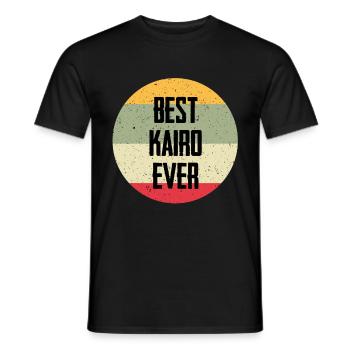 Le meilleur Caire de tous les temps - T-shirt homme - noir - Devant - AI Model Male 178 light (178cm)