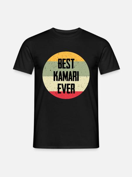 Best Kamari Ever - Männer T-Shirt - Schwarz