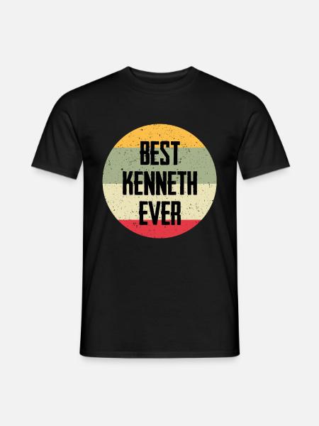 Best Kenneth Ever - Men's T-Shirt - black