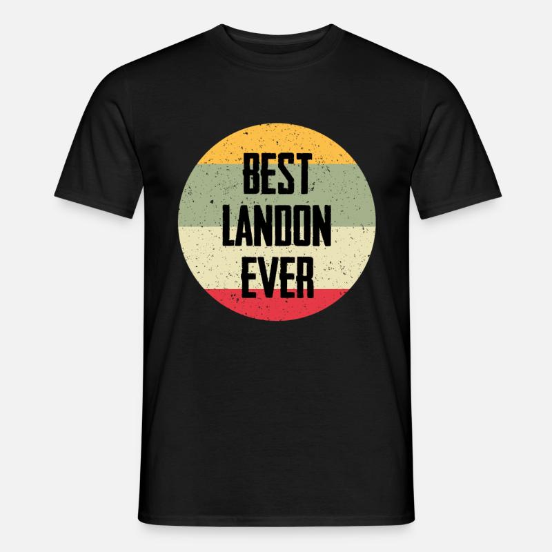 Best Landon Ever - Männer T-Shirt - Schwarz