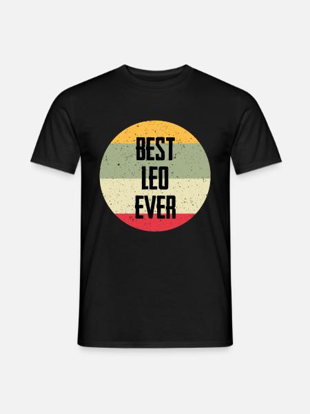 Best Leo Ever - Men's T-Shirt - black