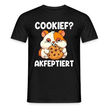 Cookief Accepts - Men's T-Shirt - black - Front - AI Model Male 178 light (178cm)