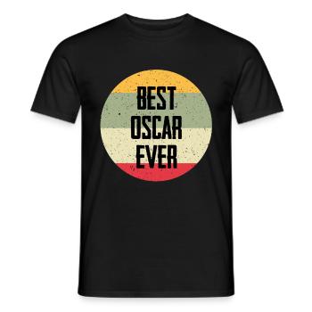 Best Oscar Ever - Men's T-Shirt - black - Front - AI Model Male 178 light (178cm)