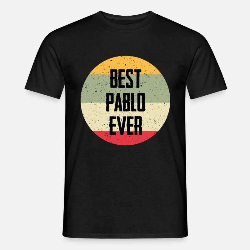 Best Pablo Ever - Männer T-Shirt - Schwarz