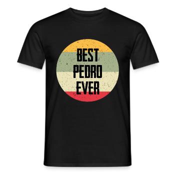 Best Pedro Ever - Men's T-Shirt - black - Front - AI Model Male 178 light (178cm)