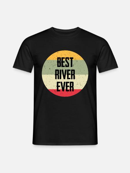 Best River Ever - Men's T-Shirt - black