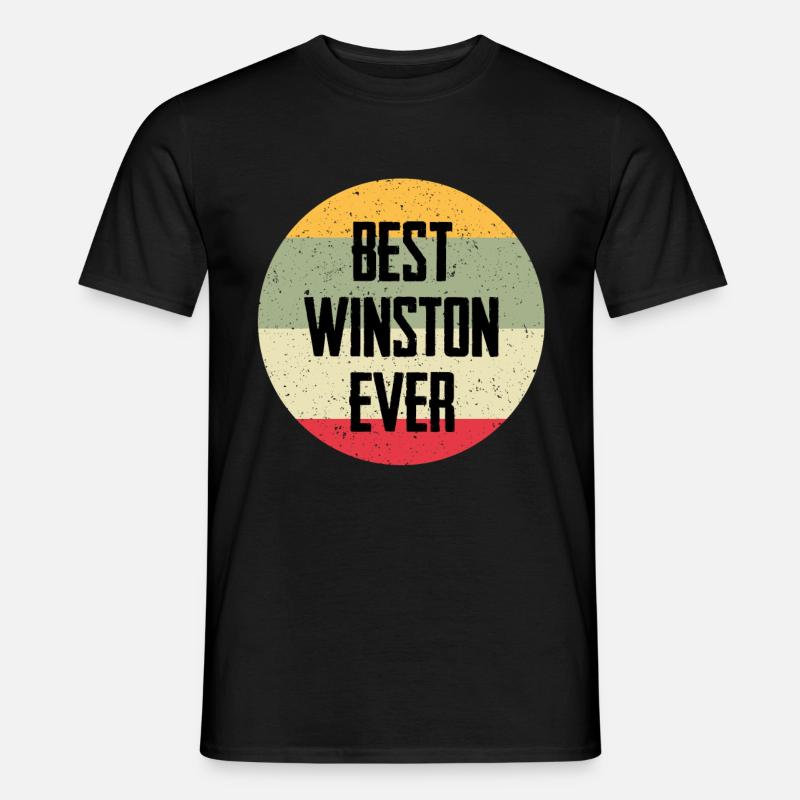 Best Winston Ever - Men's T-Shirt - black