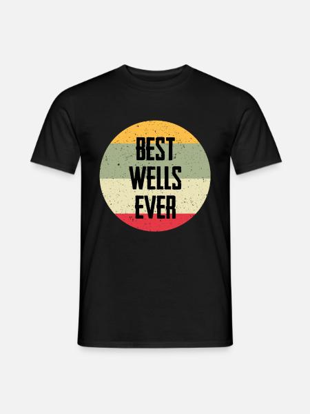 Best Wells Ever - Men's T-Shirt - black
