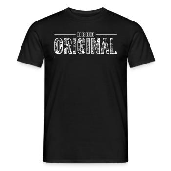 Original 1965 Cadeau Anniversaire 1965 retro 1965 - T-shirt homme - noir - Devant - AI Model Male 178 light (178cm)