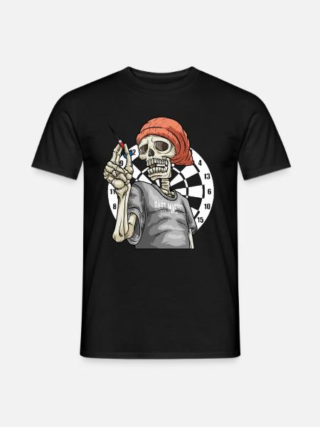 Jeu de fléchettes - Fléchettes costume d’équipe - T-shirt homme - noir