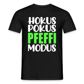 Junggesellenabschied Pfeffi Saufen Suff Vatertag - Männer T-Shirt - Schwarz - Vorne - AI Model Male 178 light (178cm)