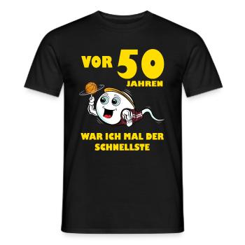 50.Ehrentag 50. Jubiläum Club der alten Säcke 50 - Männer T-Shirt - Schwarz - Vorne - AI Model Male 178 light (178cm)