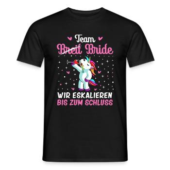 Junggesellenabschied Frauen Geschenke Braut - Männer T-Shirt - Schwarz - Vorne - AI Model Male 178 light (178cm)