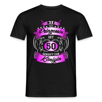 50 Geburtstag Frauen Geschenk 50 Jahre Geburtstag - Männer T-Shirt - Schwarz - Vorne - AI Model Male 178 light (178cm)
