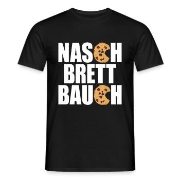 lustige und sarkastische Sprüche für das Abnehmen - Männer T-Shirt - Schwarz - Vorne - AI Model Male 178 light (178cm)