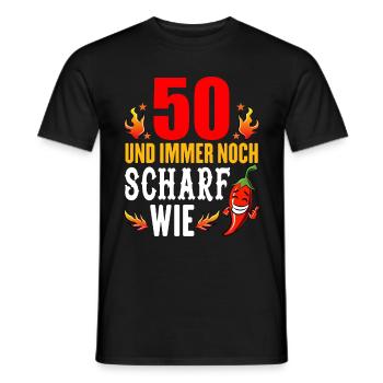 50.Ehrentag 50. Jubiläum Club der alten Säcke 50 - Männer T-Shirt - Schwarz - Vorne - AI Model Male 178 light (178cm)