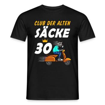 30. Geburtstag Geschenk für Männer 30. Ehrentag - Männer T-Shirt - Schwarz - Vorne - AI Model Male 178 light (178cm)