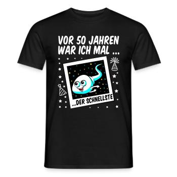 50. Geburtstag Mann lustig Club der alten Säcke 50 - Männer T-Shirt - Schwarz - Vorne - AI Model Male 178 light (178cm)
