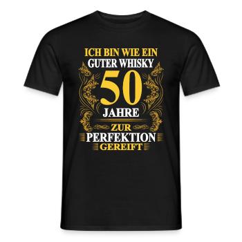 50. Geburtstag lustig Mann 50 Geburtstag Geschenk - Männer T-Shirt - Schwarz - Vorne - AI Model Male 178 light (178cm)