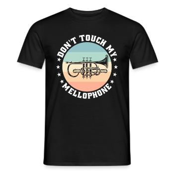 Mellophon Player Marching Band Lover Bass - Männer T-Shirt - Schwarz - Vorne - AI Model Male 178 light (178cm)