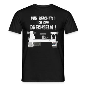 Drechsler Drechseln Drechselbank Drechsel - Männer T-Shirt - Schwarz - Vorne - AI Model Male 178 light (178cm)