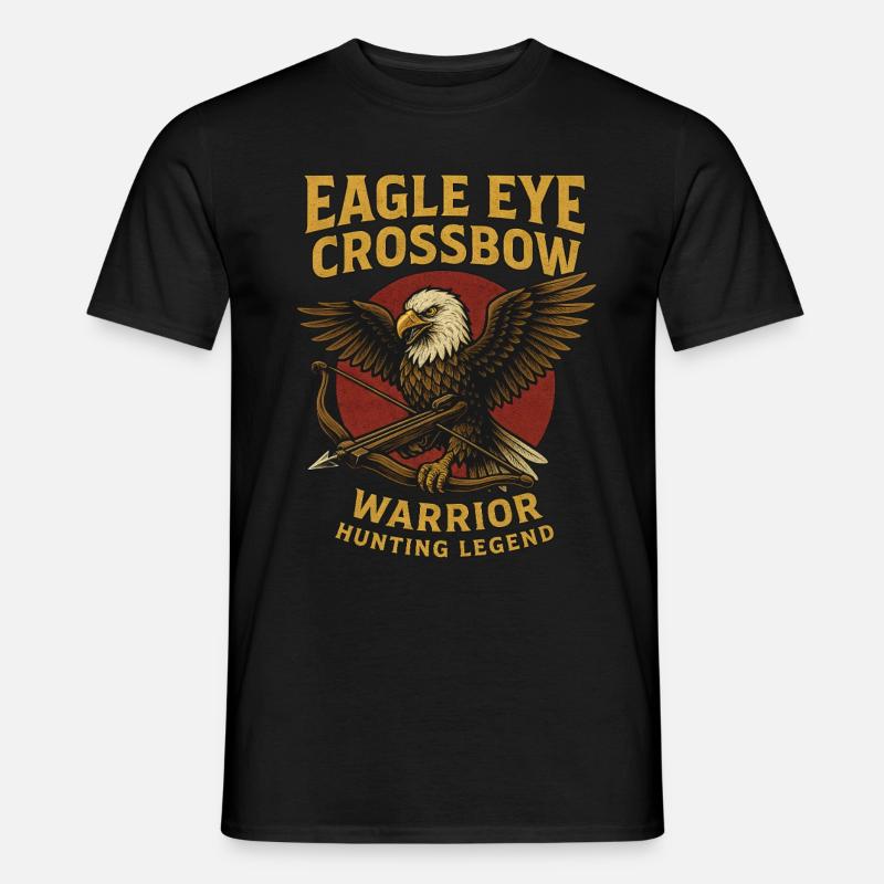 Crossbow Shooter Eagle - Men’s T-shirt - black
