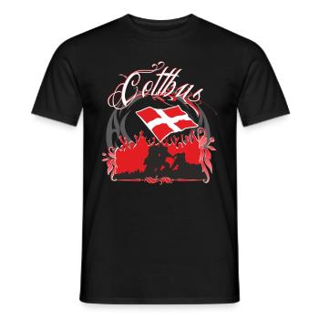 Cottbus - T-shirt homme - noir - Devant - AI Model Male 178 light (178cm)