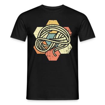 Spaghetti - T-shirt homme - noir - Devant - AI Model Male 178 light (178cm)